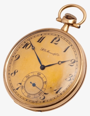 Copper Gold Pocket Watch Clock