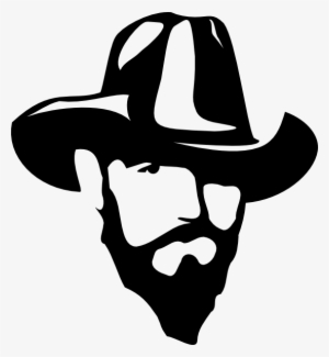 Bearded Cowboy Silhouette Clip Art At Clker - Bearded Cowboy Silhouette