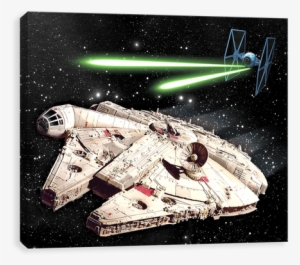 Space Chase - Star Wars Peel And Stick Mural Wall Art Multi