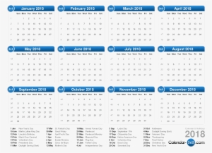 Calendars 2018 Hd Wallpapers Best Quality Hd Desktop - Calendrier 1990 Avec Les Jours