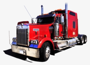 American Truck Kenworth Red - Red Trucks Png
