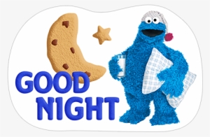 Viber Sticker «cookie Monster Stickers» - Cookie Monster Good Night