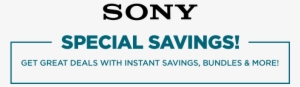 Sony Instant Rebates