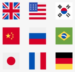 Square Country Simple Flags - .org