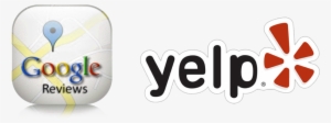Google Reviews And Yelp Logos - Google Maps