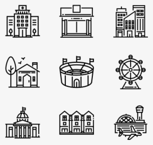 City And Village - Education Icon Set Png