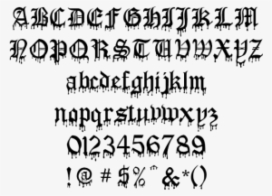 Gothic Horror Blood Blood Of Dracula Example - Aladdin Font
