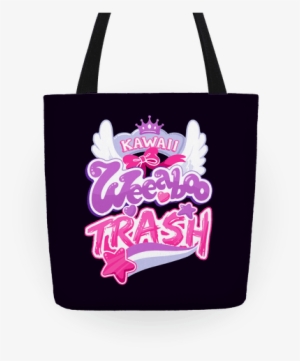 Kawaii Weeaboo Trash Anime Logo Tote - Anime Tote Bag