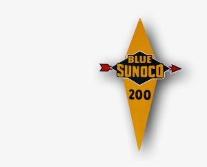 Blue Sunoco 200 Sign