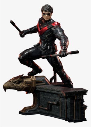 Dc Comics Statue Nightwing Red Version - Red Nightwing Statue