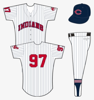 Cleveland Indians Home Uniform - White Sox 1959 Uniforms