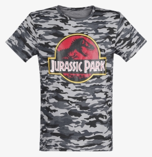 Jurassic Park - Logo - Camouflage - T-shirt - Camouflage - Jurassic Park The Game [pc Game]