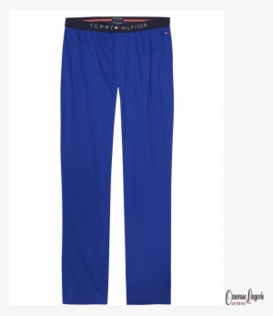 Tommy Hilfiger Short Sleeve Logo Pyjama Set In Grey - Trousers