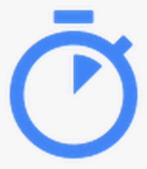 Stopwatch Icon Blue - Icon