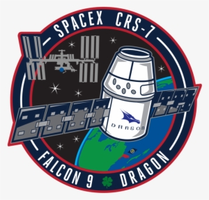 Crs7-logo - Falcon 9 Crs 7 Mission Patch