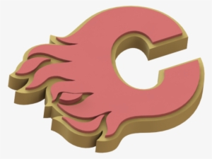 Calgary Flames Logo 3d Print - 3d Printing
