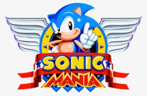 Sonic Mania Logo Png Black And White - Sonic Mania Title Gif