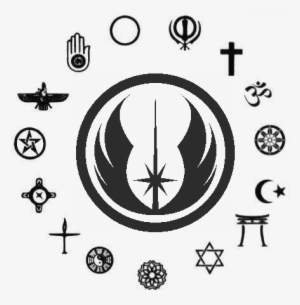 Jediism Is Compatible With All Faiths - World Religion Symbol