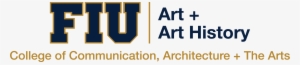 Department Of Art Art History Logo - Florida International University Png