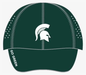 Msu Sparty Run Hat - Michigan State Spartans Flag 3x5 Applique 2 Sided