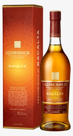 Glenmorangie Bacalta Packshot Transparent Background - Glenmorangie Bacalta Highland Single Malt Scotch Whisky