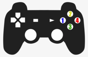 There Are Four Different Face Buttons That Link To - Clip Art Game Controller