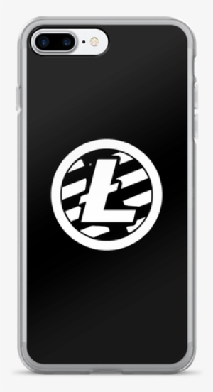 Black Litecoin Logo Phone Case For Samsung Galaxy And - Beauty And The Beast Iphone 7 Plus Case