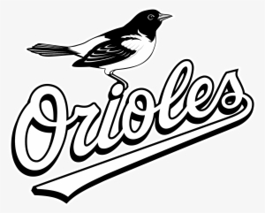 Baltimore Orioles Logo Black And White - Baltimore Orioles
