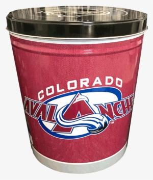 5 Gallon Avalanche Tin - Sports Memorabilia 2017 Colorado Avalanche Team Signed