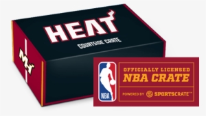 Miami Heat™ Courtside Crate - Nba Softee Basketball, 4"