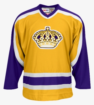 la kings purple crown jersey