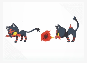 Pokemon Sun And Moon Boxart, More Details On The New - Pokemon Sun And Moon Litten Art