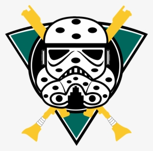 Star Wars X Nhl Anahiem Ducks Vintage Logo