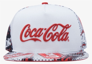 coca-cola white pop art hat - coca cola