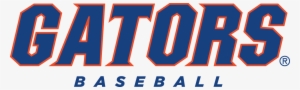 gators baseball - florida gators text logo
