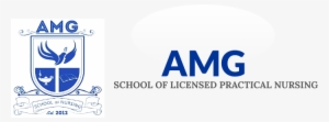 Amg School Of Lpn, Llc Header Logo - Driving School Business Card