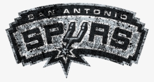 San Antonio Spurs 2002-present Primary Logo Distressed - San Antonio Spurs
