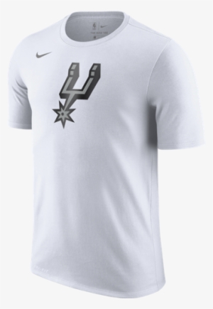 San Antonio Spurs Nike Dry Logo Nba T-shirt 'white' - Nba Logo Shirt