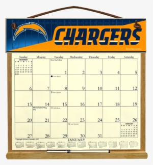 San Diego Chargers Calendar Holder - Thunder Calendar