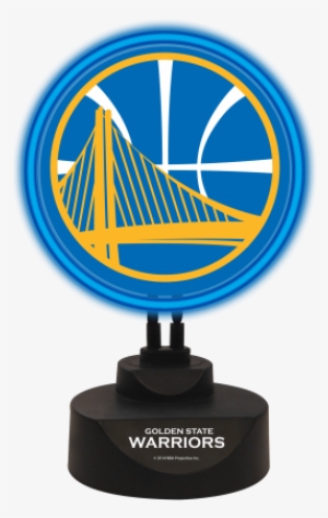 Golden State Warriors Team Logo Neon - Portland Trail Blazers And Golden State Warriors