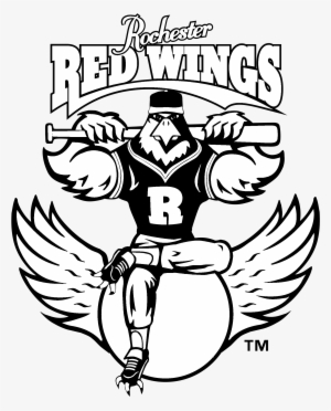 Rochester Red Wings Logo Black And White - Rochester Red Wings Logo Png