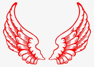 Multi Red Wings Clip Art At Clker - Pink Angel Wings Clip Art
