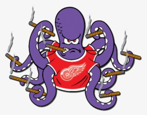 Al The Cigartopus Detroit Cigar Redwings Shirt - Detroit Red Wings Octopus