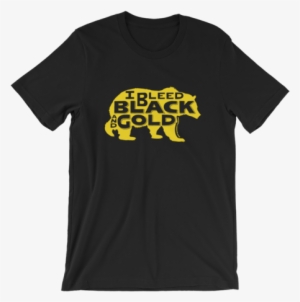 Black And Gold Bear - J Train Shirt