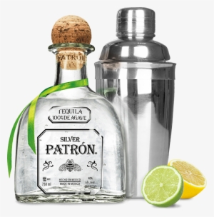 Patron Bottle Png - Patron Silver Blanco Tequila
