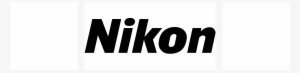 Nikon Logo Black And White - Nikon - Filter - Protection - 77 Mm