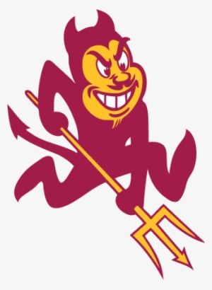 Sparky The Sun Devil Is The Official Mascot Of Arizona - Arizona State Sun Devils Logo Png