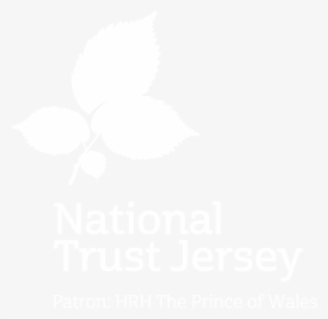 Ntj Logo Patron White - National Trust Jersey