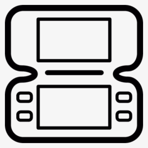 Gameboy Console Vector - Gameboy White Icon