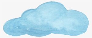Blue Watercolor Clouds Png